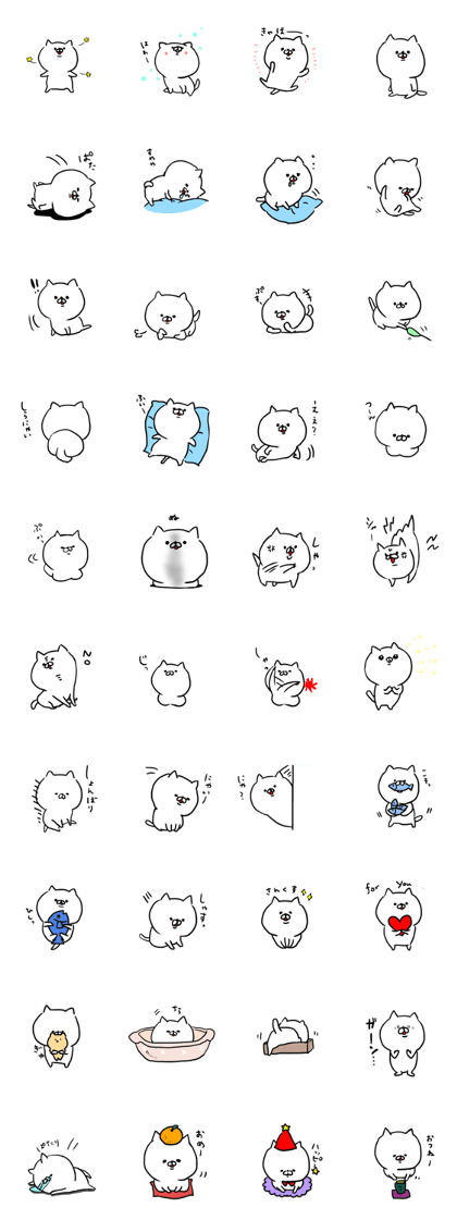 a white beat cat