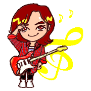 Pretty rock musician