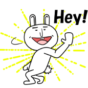 Pleasant cute rabbit
