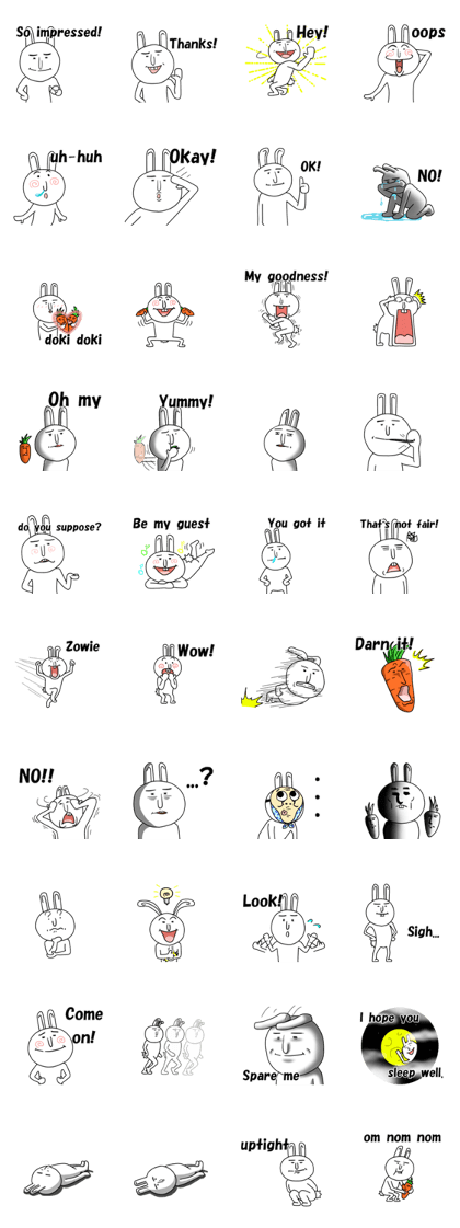 Pleasant cute rabbit