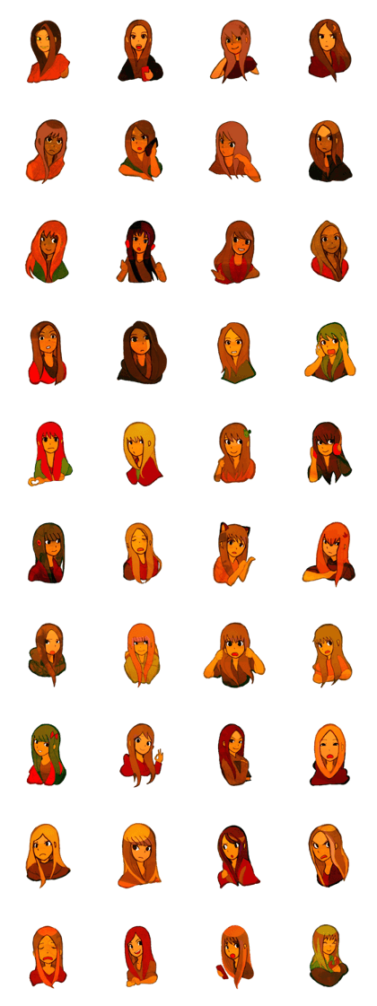 long hair girls