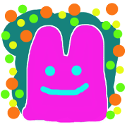 Lucky pink bunny