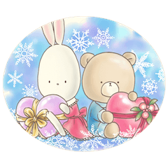 Cute bear and rabbit 4 by Torataro