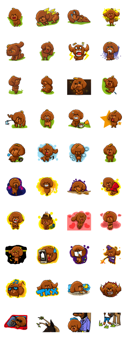 Poodle  lucky
