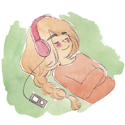 watercolor girl