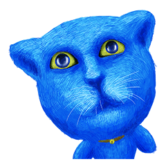 愛しの青い猫キャットブルーニ Line スタンプ Line Store 愛しの青い猫キャットブルーニ Line スタンプ Line Store