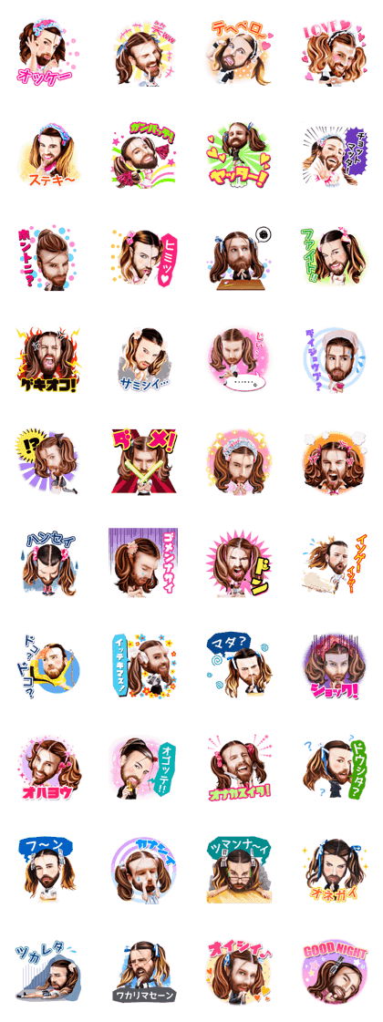 Ladybeard Sticker