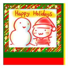Happy holidays card