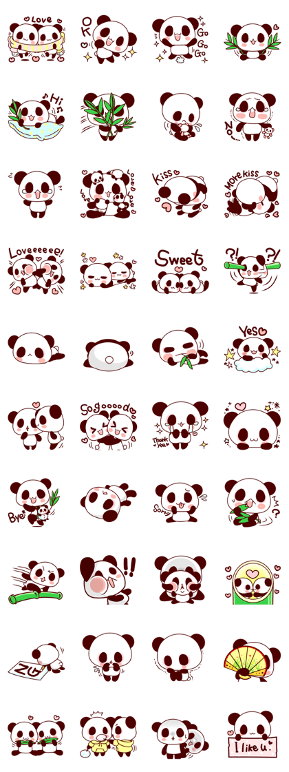 Lover is full of panda!