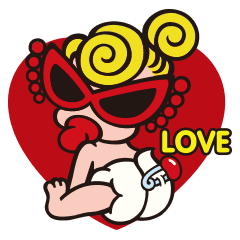 Hysteric Mini Standard 1 Line Stickers Line Store