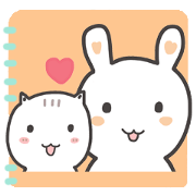 Rabbit and small cat