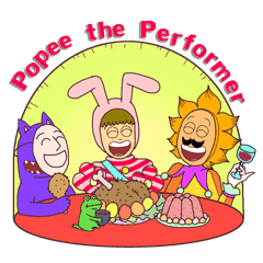 Popee The Performer Line Stickers Line Store