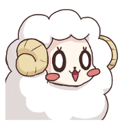 Tension is high sheep Sticker.