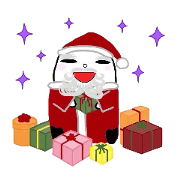 Winter stickers of Kusu Kusu Winter stickers of Kusu Kusu