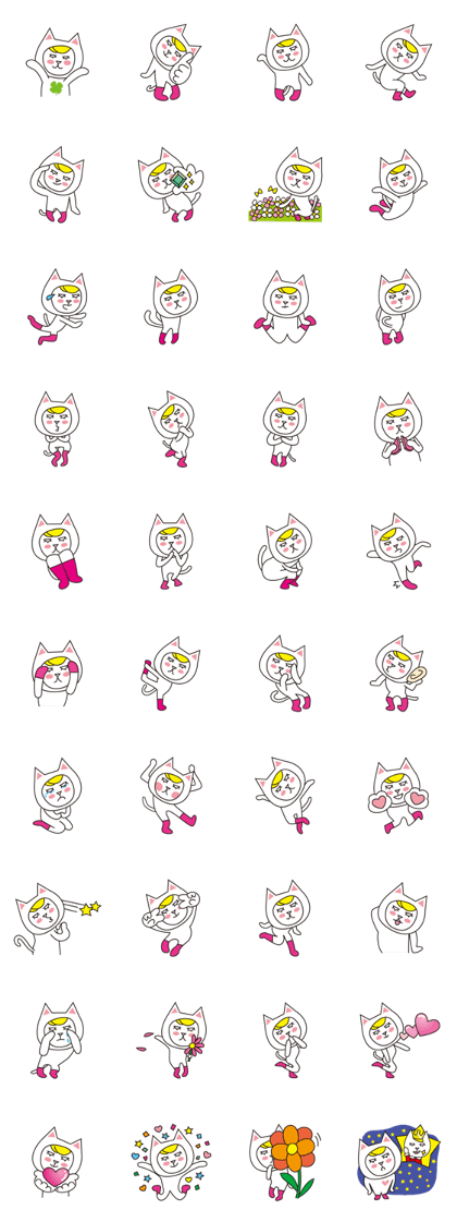 Cat wearing a blond wig Vol.4 Cat wearing a blond wig Vol.4