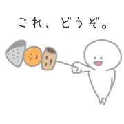 Japanese simple Sticker for winter