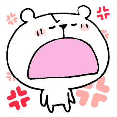Shirokumakun letter 7 -angry-
