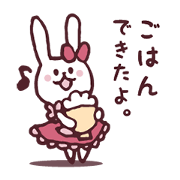 Cooking favorite rabbit.