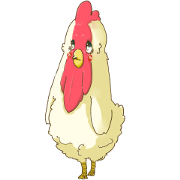 Noisy guy of birds sticker [One scene]