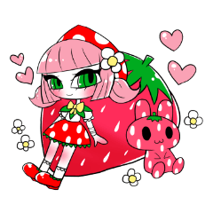 Strawberry Chan Sticker