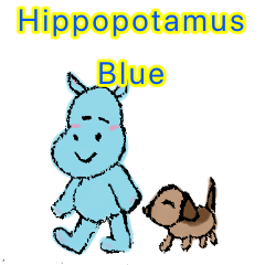 Hippopotamus Blue