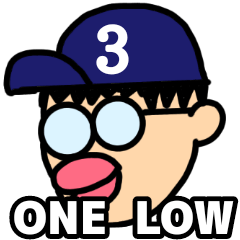 ONE LOW スタンプ3