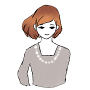 Fashionable girl sticker(japanese)