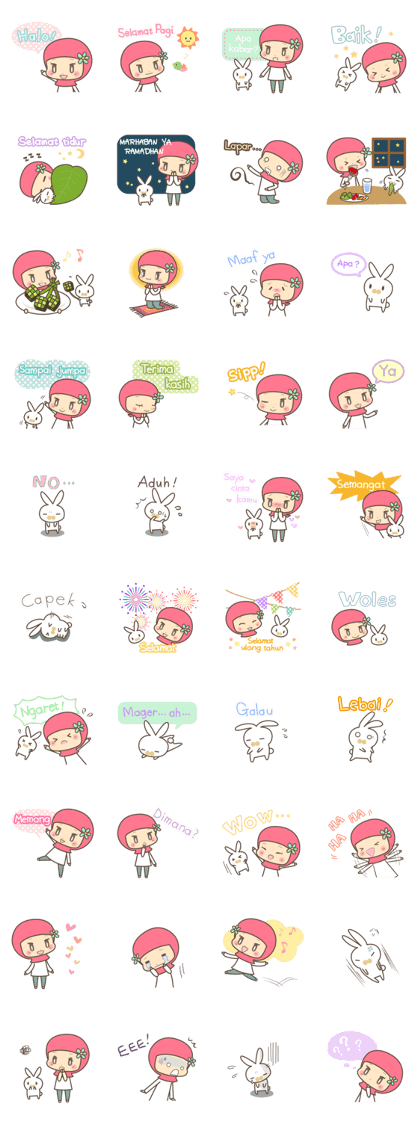 Indonesian MOMO and Bunny Indonesian MOMO and Bunny