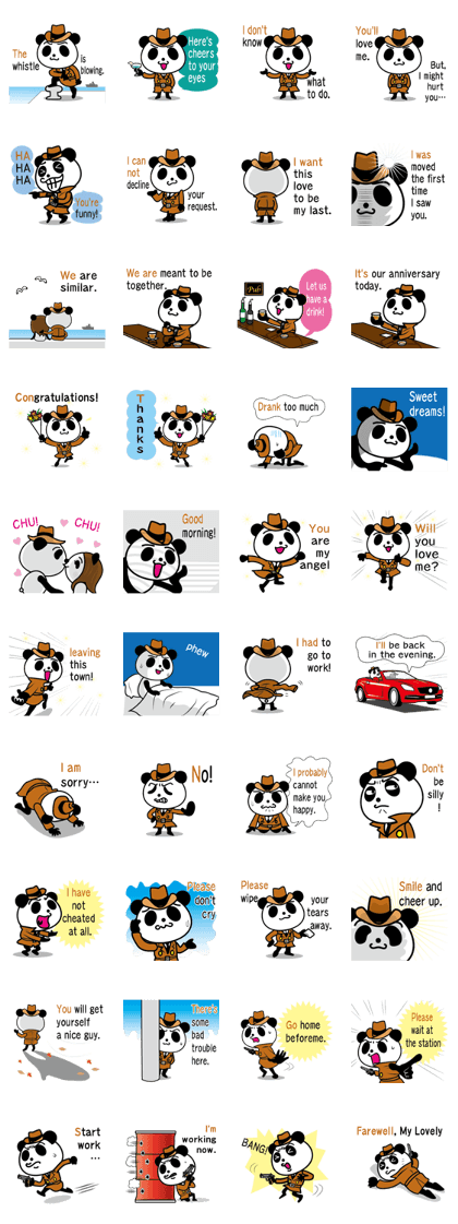 Hard boiled Panda(English version)