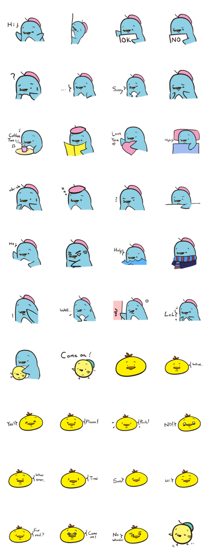 Blue Penguin and Friends Blue Penguin and Friends