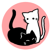 Emotional display of the monochrome cat