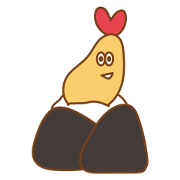 Shrimp tempura and rice-ball