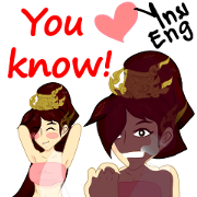 Lai Kanok Cartoon Lady v. thai/eng Lai Kanok Cartoon Lady v. thai/eng