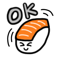 Talking Sushi Stickers (Eng)