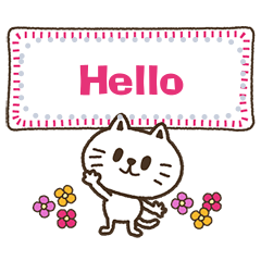 A cat named NORAMARU ! Message Stickers