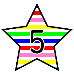 5 COLORS colorful basic set