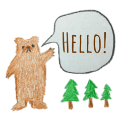 English + colored pencil stickers