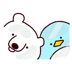 Mr. white bear and Mr. penguin