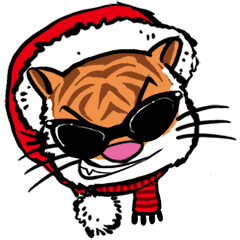 Christmas Edition Santa Tiger & friends