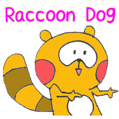 pretty raccoon dog