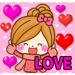 ほのぼのカノジョ 冬の恋愛スタンプ Line スタンプ Line Store ほのぼのカノジョ 冬の恋愛スタンプ Line スタンプ Line Store