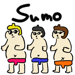 Sunglasses Sumo Wrestler English Version