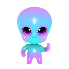 Cute Alien Alilalalulu Dance 