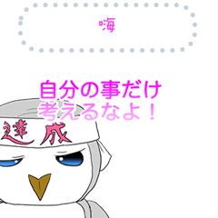 Lovely white owl message 2 taiwan