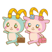 Cute Pink goat