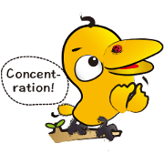 Sticker of talkative Beak.