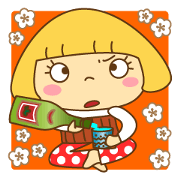 Cute Hana no.5.Winter. Also kimono.