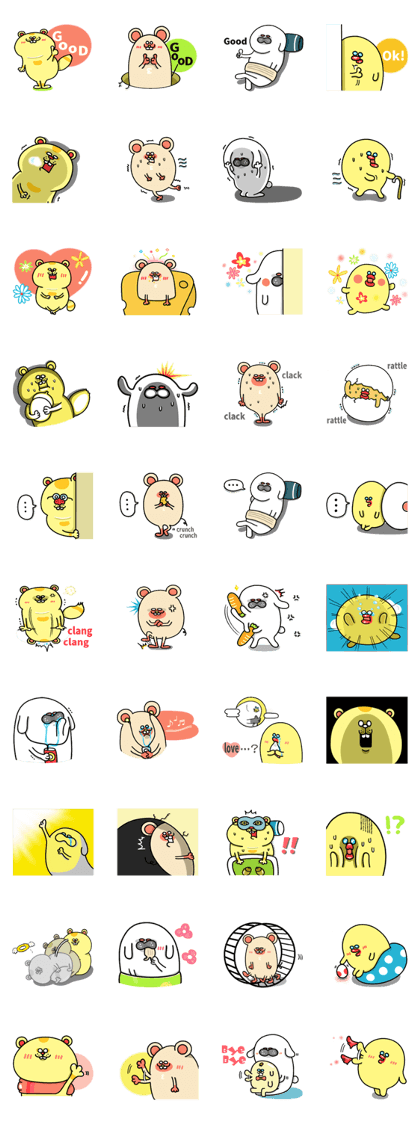 mimic the same expression animals