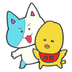 MIKI-nyan&KAROPI Sticker