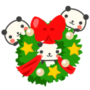 New Year Congratulations panda